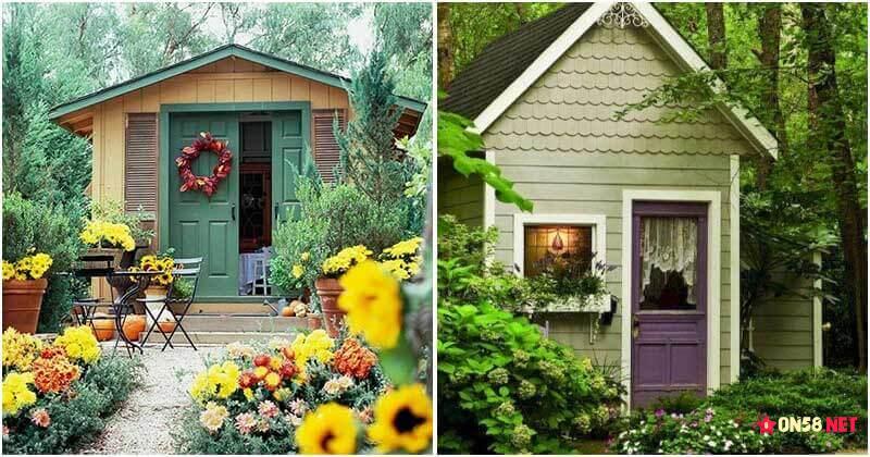 15 Charming Gardens Shed Designs - Doktor Saati